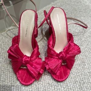 Gorgeous Loeffler Randall pink heels! Size 7 1/2!